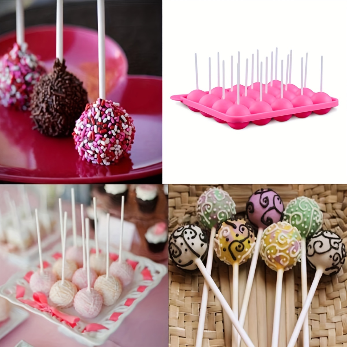 Silicone Lollipop Maker Kit Lollipop Mold And - Temu