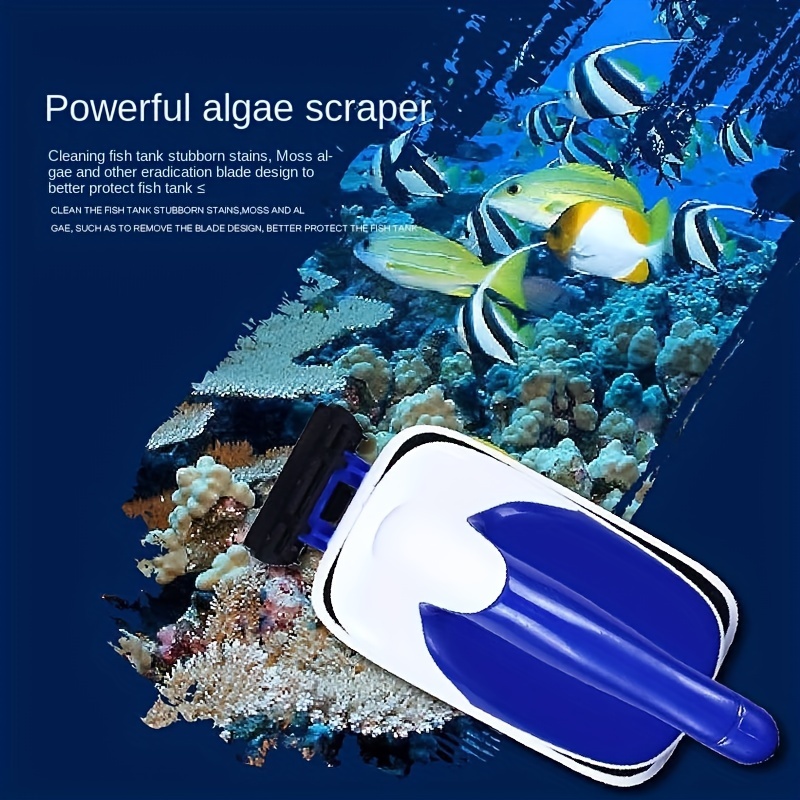 Magnetic Fish Tank Brush Fish Tank Glass Cleaner Brush - Temu