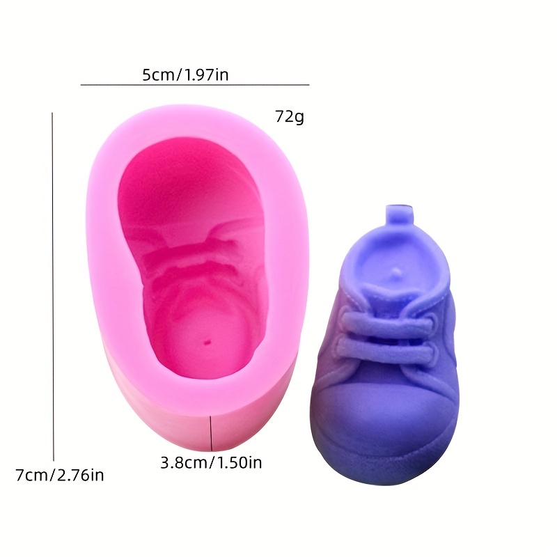 Shoe mold for outlet cake decorating