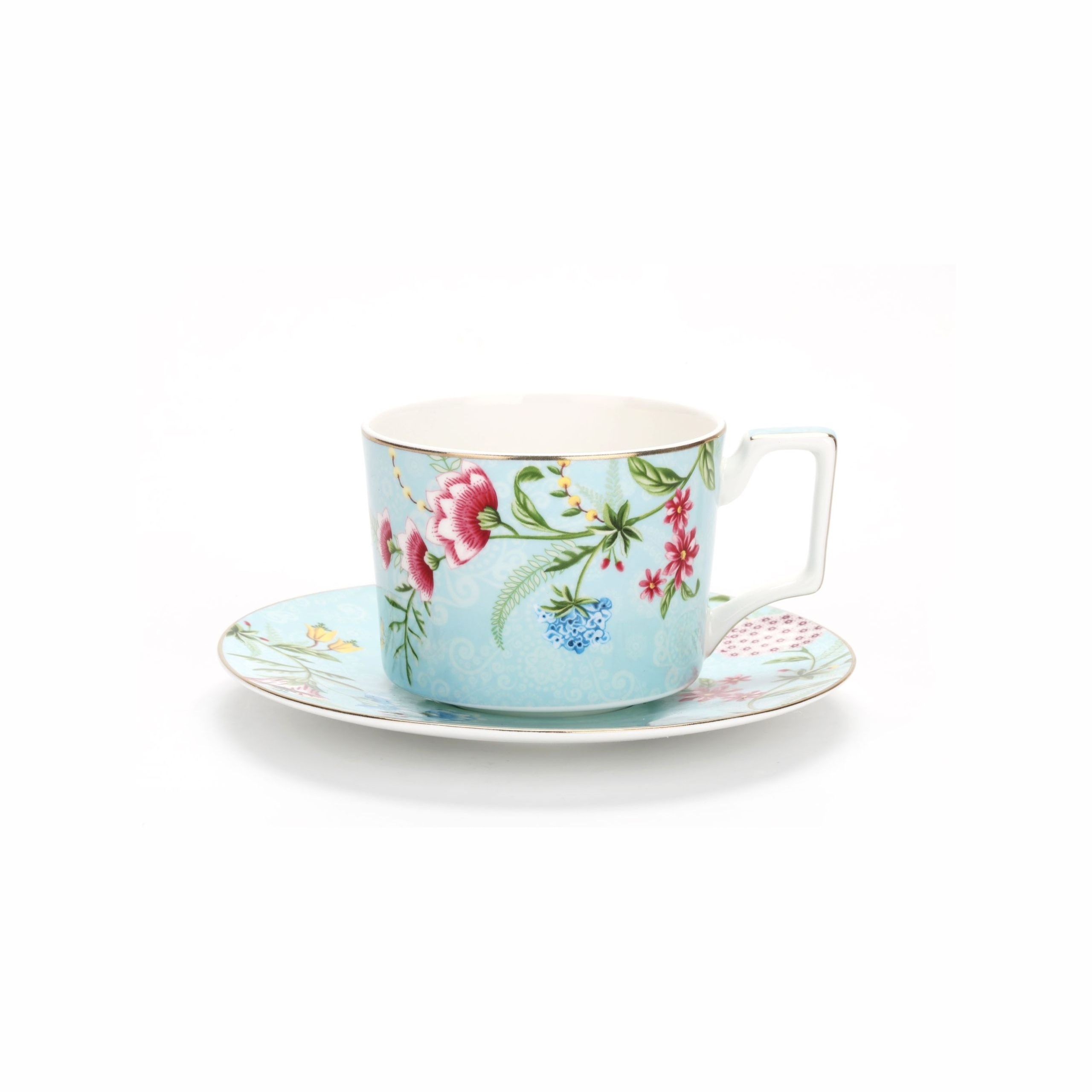 7.4oz 220ml Latte Cup Coffee Cup With Saucer Tea Cup With 