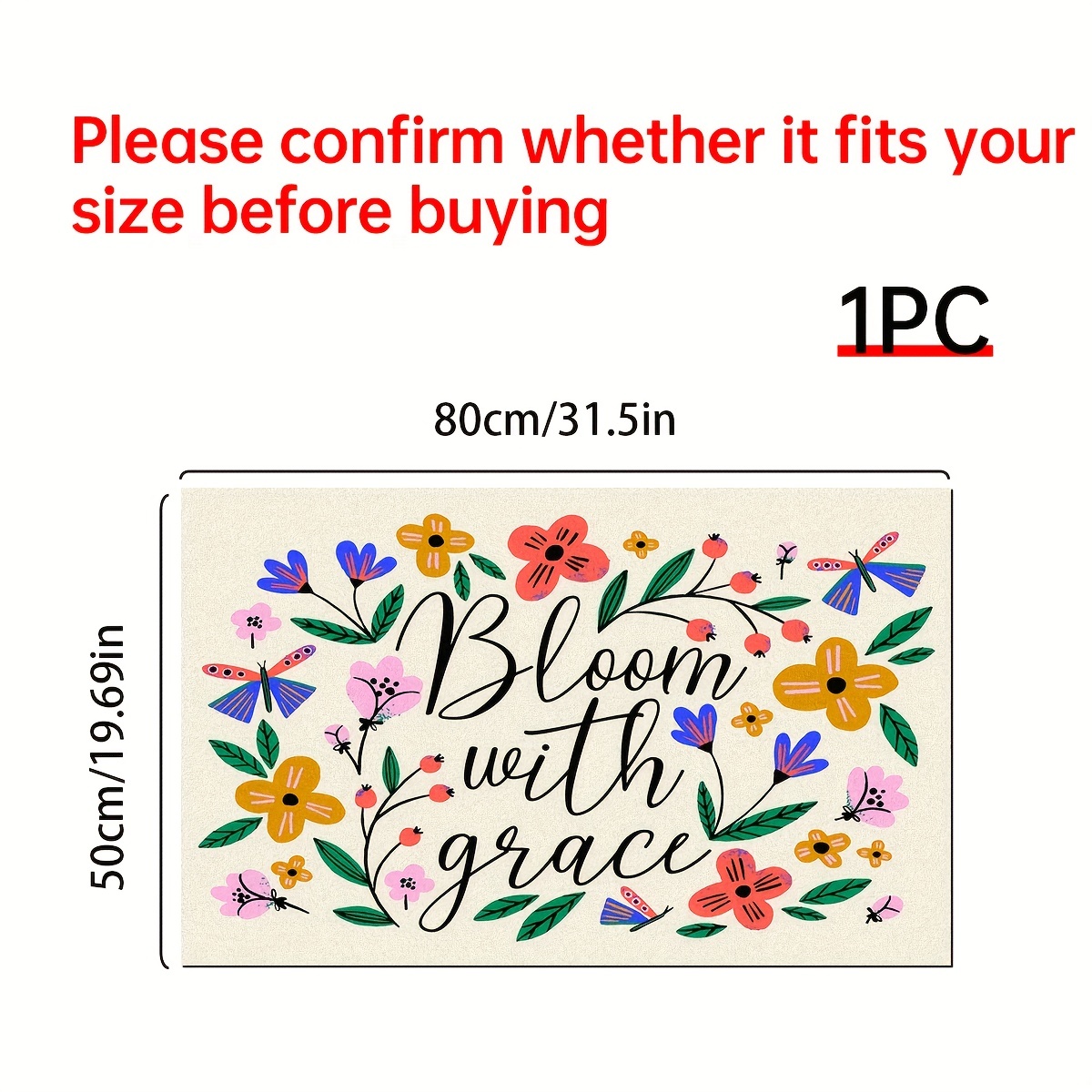 Blooming Garden Door Mat