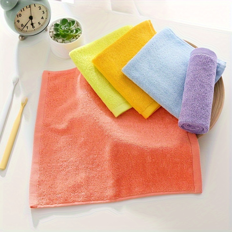 Cleaning Cloth,5 Pack Dish Cloths,10x10 Inches Dish Towels,Super Soft and  Absorbent Kitchen Dishcloths,Fast Drying Microfiber Kitchen Towels,Cotton  Dish Rags(Mix Color) 