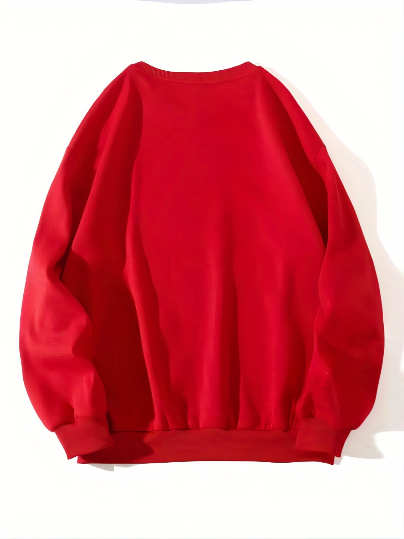 Plain red crewneck on sale sweatshirt