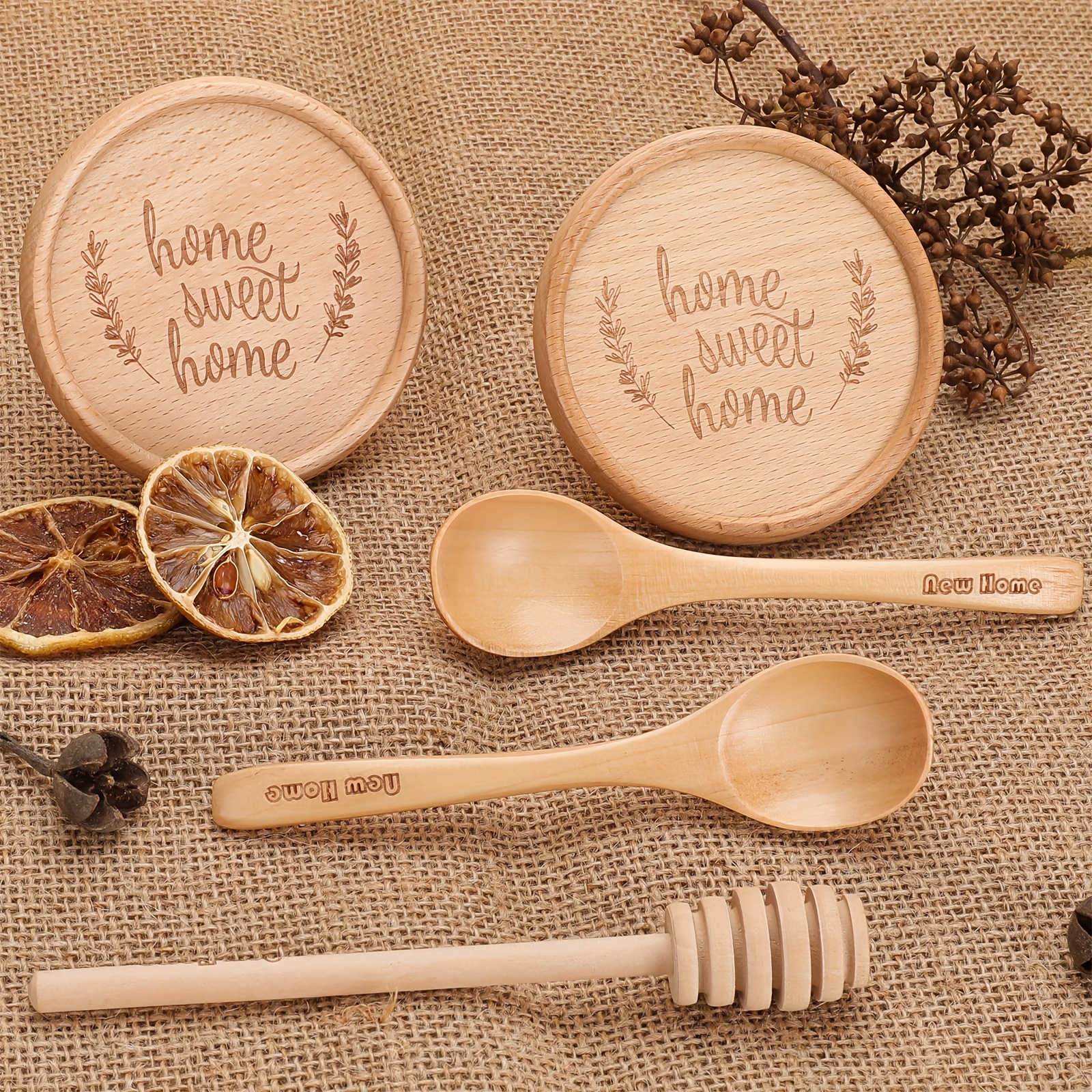 House Warming Gifts New Home,Housewarming Gifts for New House, Housewarming  Gift Baskets for Couple,New Home Gifts for Home,Home Sweet Home Bamboo