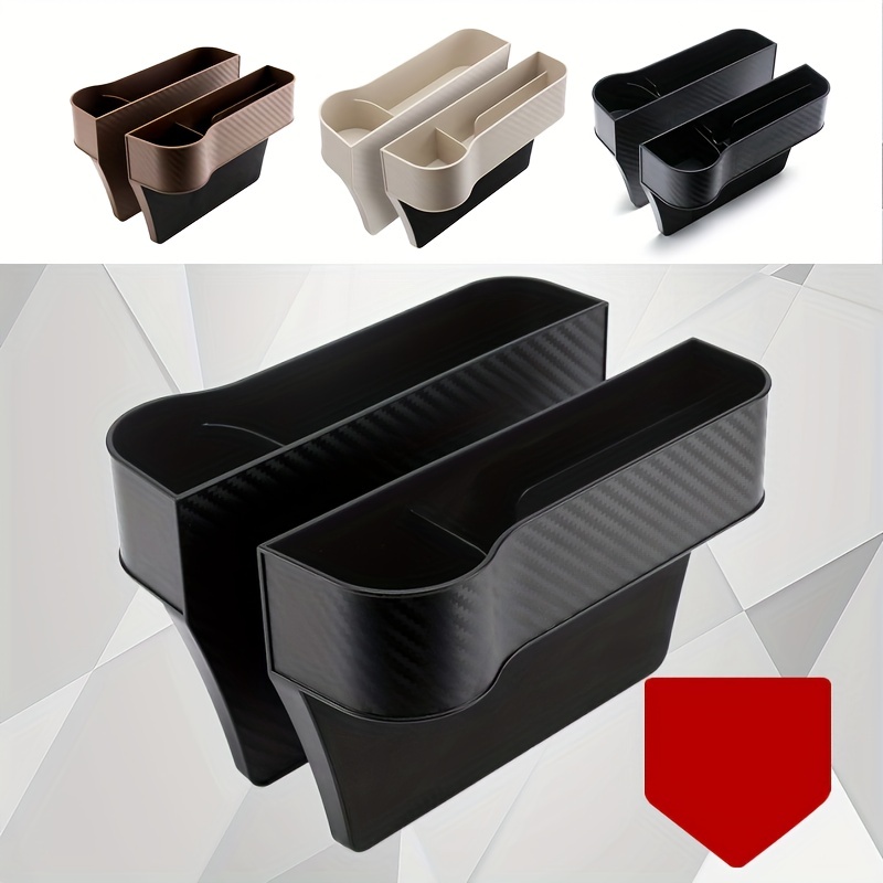 Car Seat Gap Filler Organizer Universal PU Leather Front Car Driver Seat  Crevice Storage Box Pockets Auto Interior Accessories - AliExpress