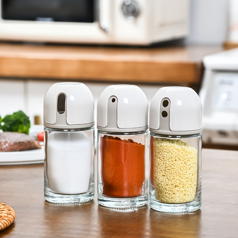 Kitchen Seasoning Bottle Set With Storage Box, Oil Pot, Salt Shaker, Pepper  Shaker, Honey Bottle, Vinegar Bottle