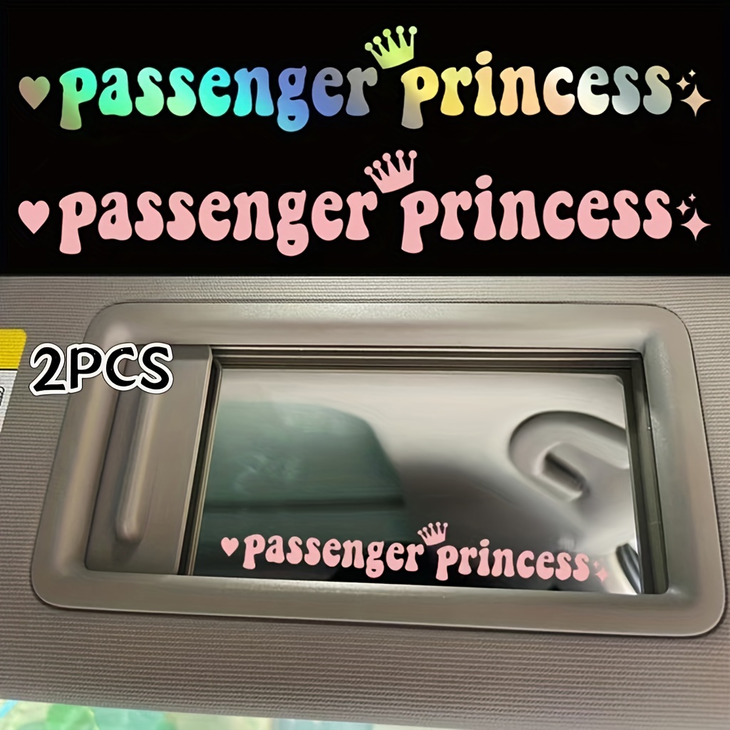 Passenger Princess Decal Pink Vinyl Decal Passenger Princess Trendy Gift  Sticker 