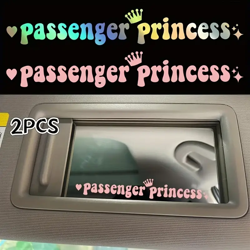 2pcs Passager Princesse Autocollants De Voiture Autocollants - Temu Canada