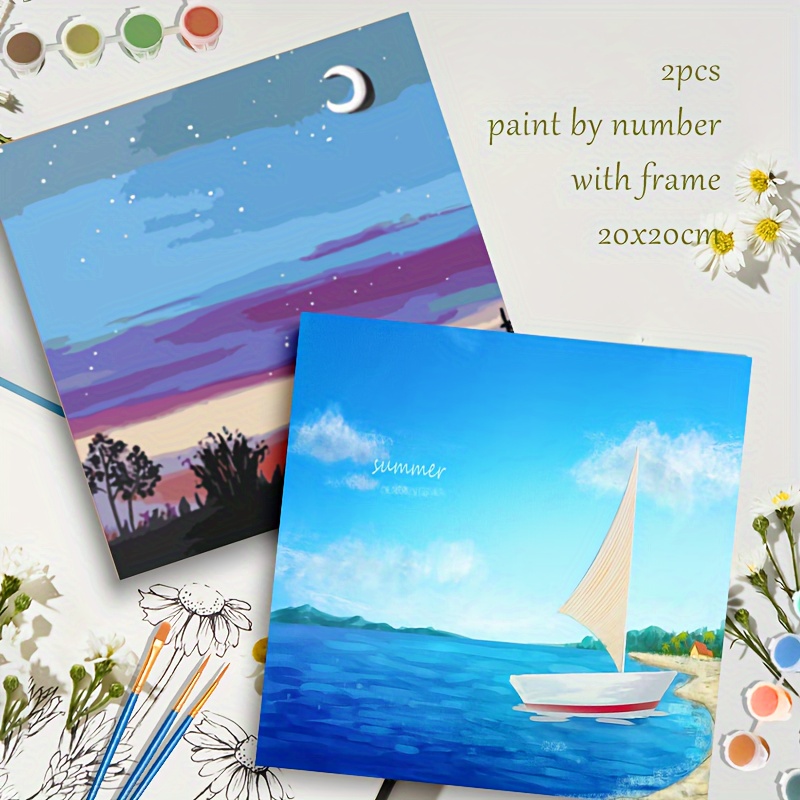 GATYZTORY-cuadros por número, Kits de decoración del hogar, pintura por  números para adultos sobre lienzo