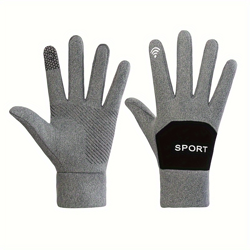 Men's Winter Thickened Coldproof Gloves - Non Slip Touch Screen Warm Gloves