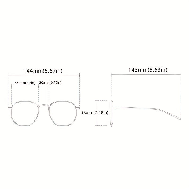 Square Frame Sunglasses Thick Frame Glasses UV400