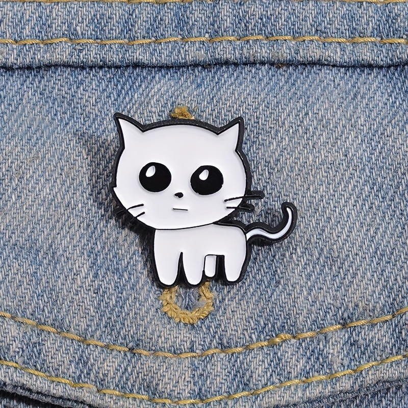 Funny cute animal cat Icons Pins Badge Decoration Brooches Metal