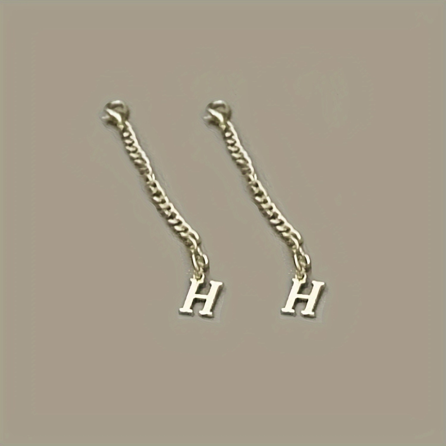 Stanley Cup CZ Initial Charm H