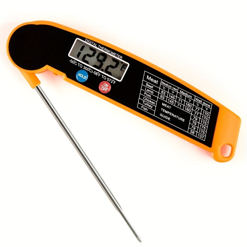 Waterproof Digital Instant Read Meat Thermometer With - Temu