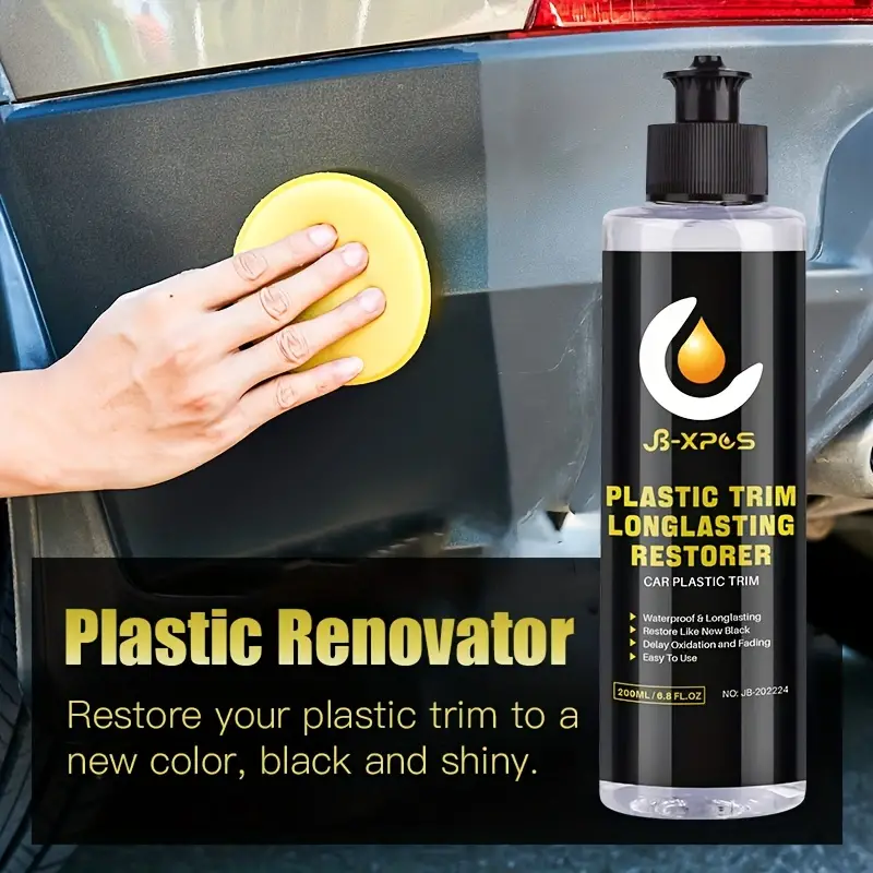 Plastic Restorer Back To Black Gloss Coating Agent Car Plastic