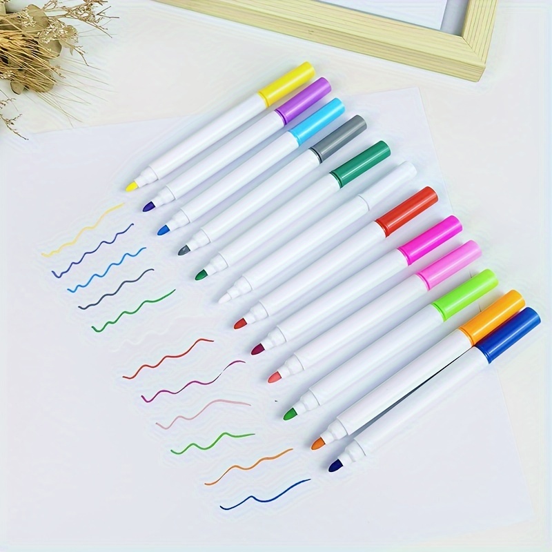 New 2023 9-color Led Light Board Pen For Liquid Chalkboard Markers, Erasable  Electronic Advertising Fluorescent Pen, Water-soluble Crayon For Blackboard  Doodles