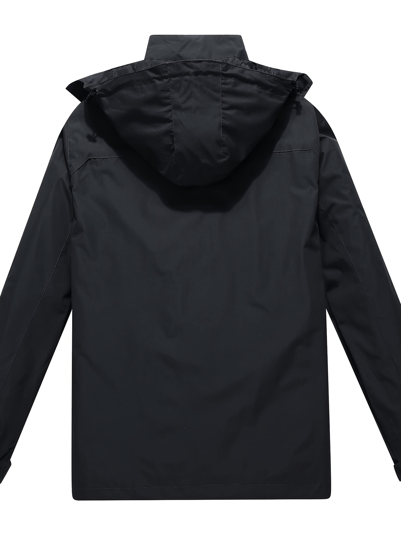 OTU Men's Lightweight Waterproof Hooded Rain Jacket Outdoor
