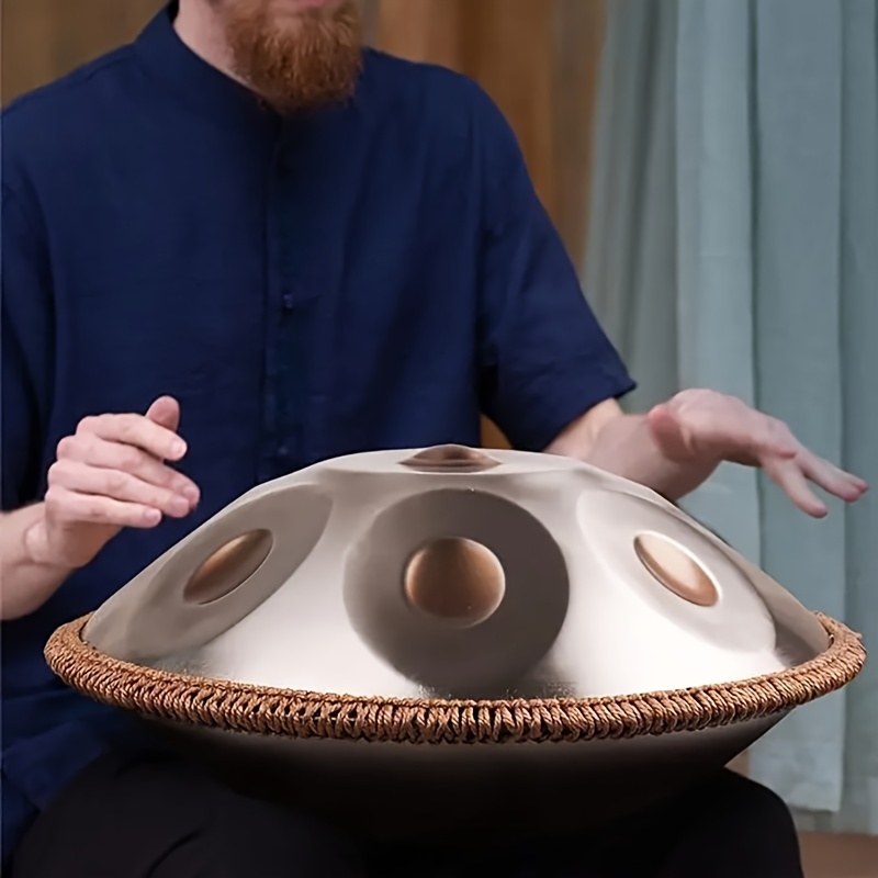 Handpan Hand Dish Carved Instrument 9 Tones D Minor Hand - Temu