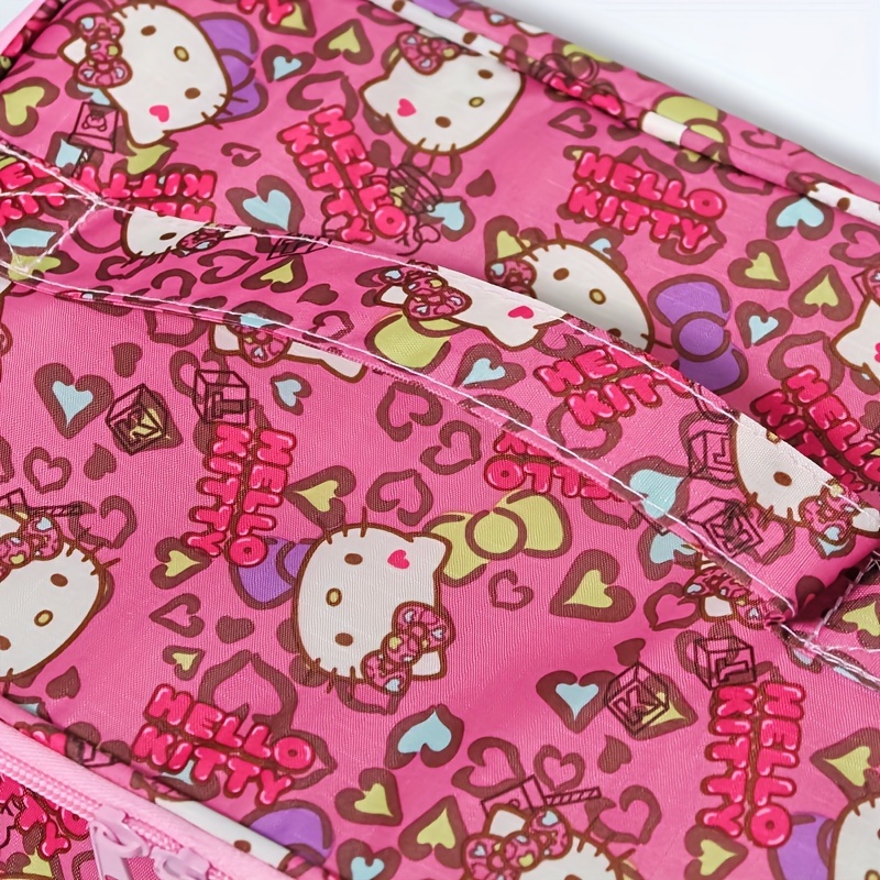 Hello Kitty Lunchbox Sanrio Students Portable Zipper Camping Picnic Ba