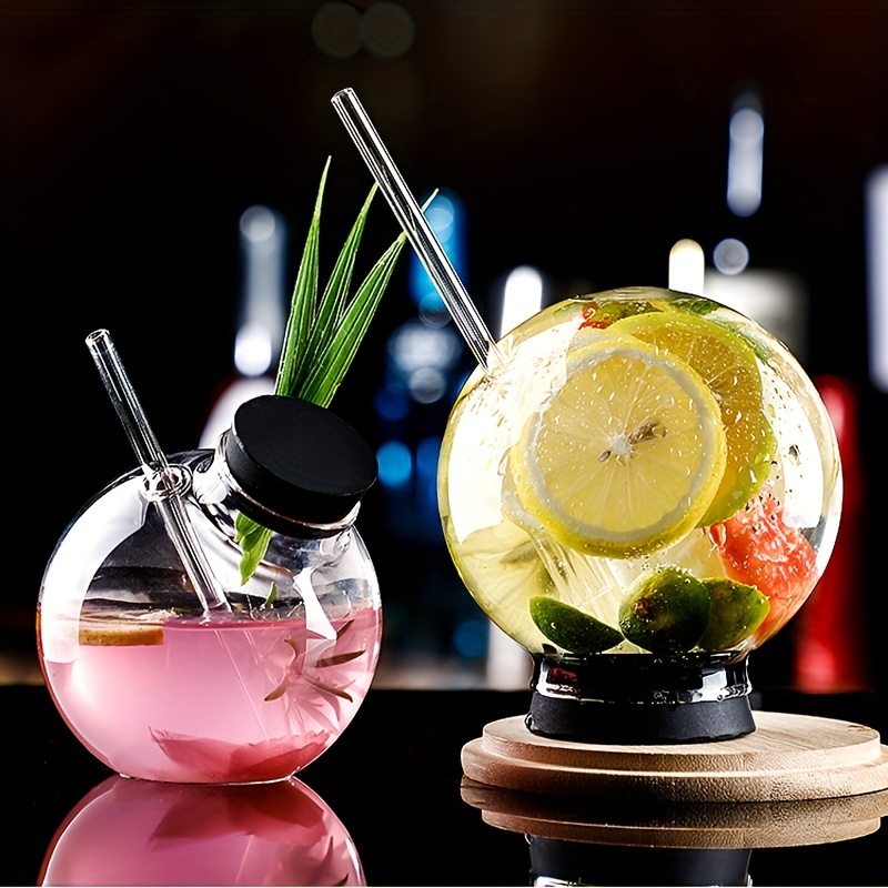 Cocktail Glass Creative Sphere Shaped Reusable Drinking - Temu
