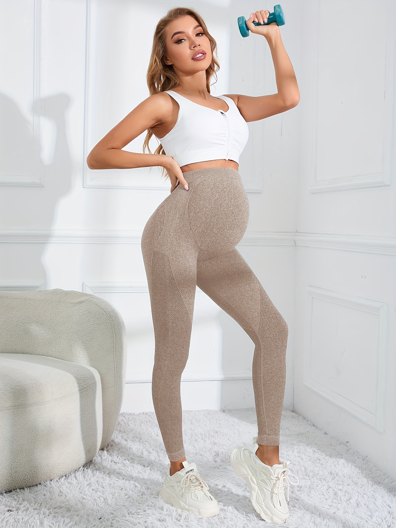 Enerful Maternity Leggings Belly Activewear Pregnancy - Temu New Zealand
