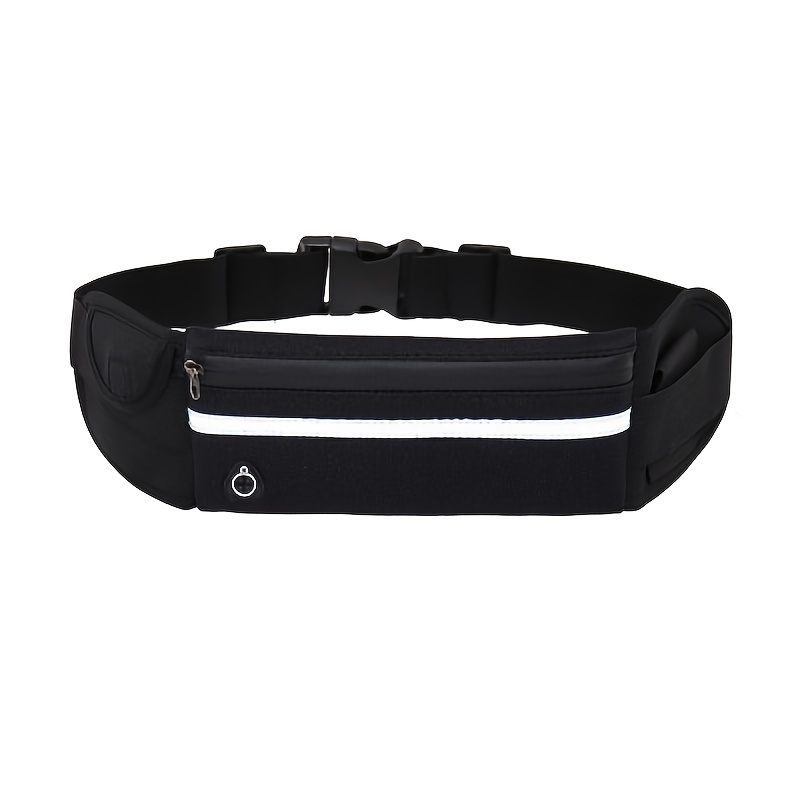 Reflective Fanny Pack Waist Bag with Bottle Holder