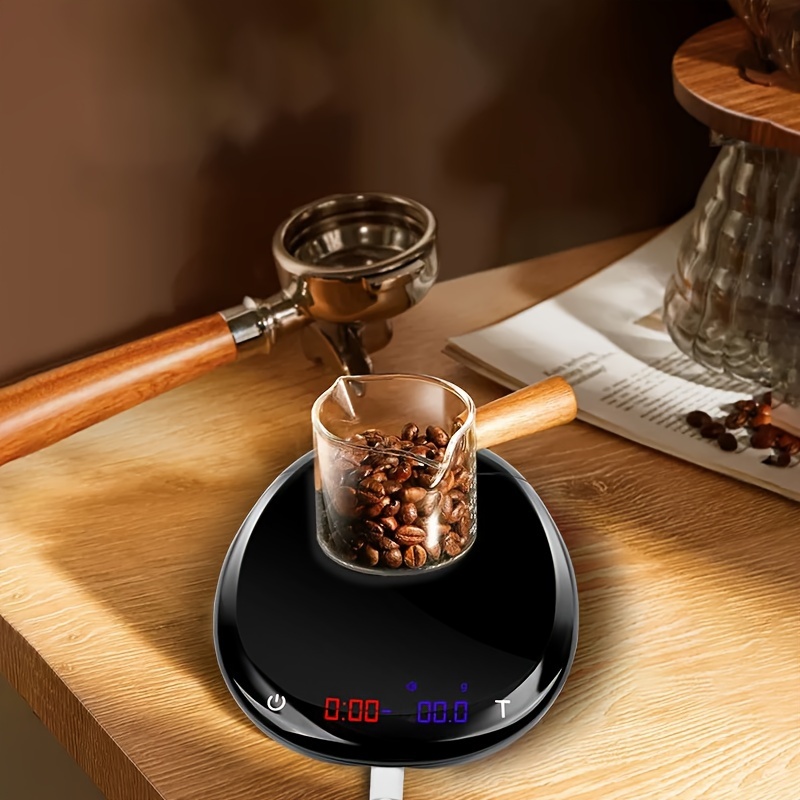 Coffee Scale, Digital Coffee Scale With Timer, Hand-brewed Coffee  Electronic Scale, Household Kitchen Scale, Coffee Bean Weigher, Kitchen  Food Scale Electronic, Kitchen Tools, Baking Supplies - Temu