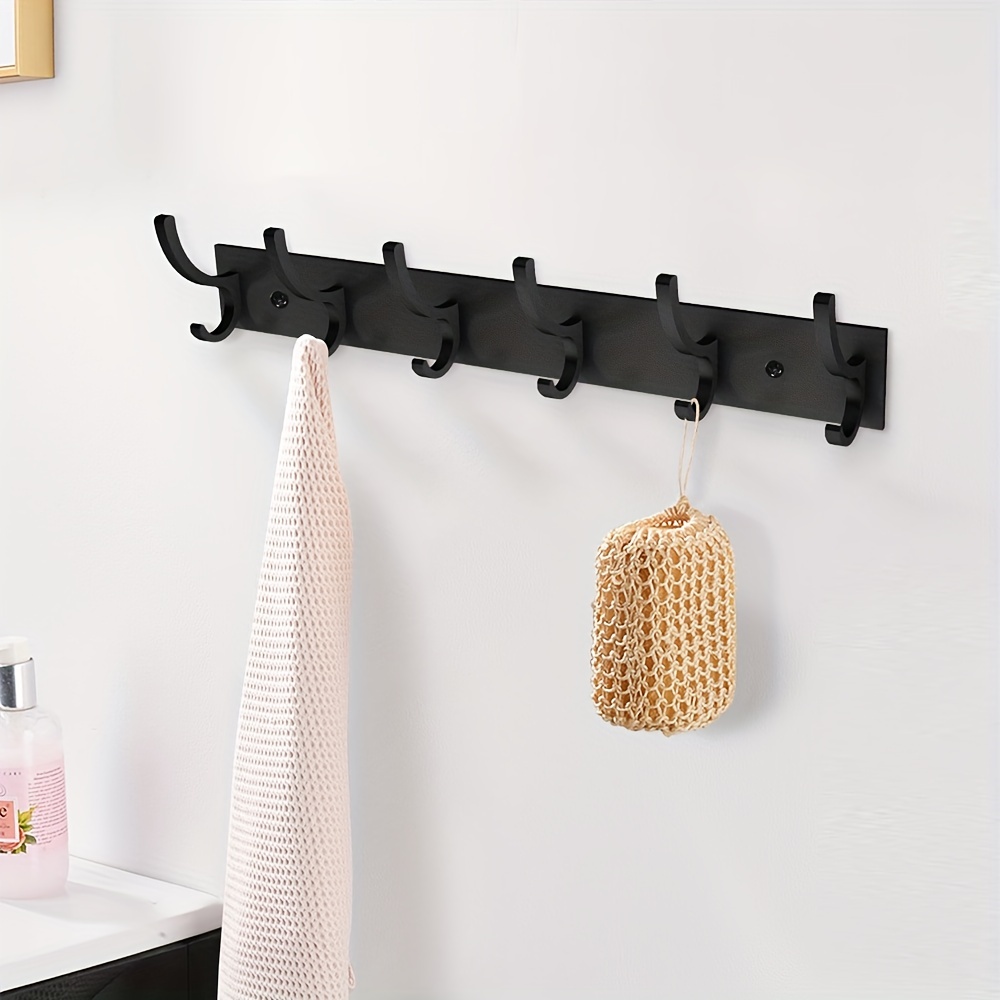 Storage Rack With Hooks For Kitchen Bathroom Bedroom Office - Temu