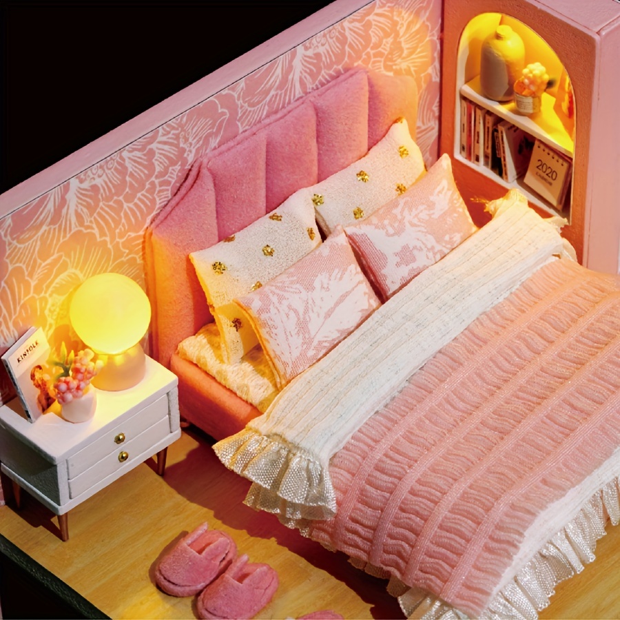 Group mobilier de chambre à coucher pour poupée princesse Barbie