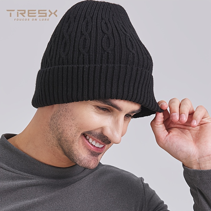 1pc Cappello Invernale Uomo Caldo E Spesso Con Fodera In - Temu Italy