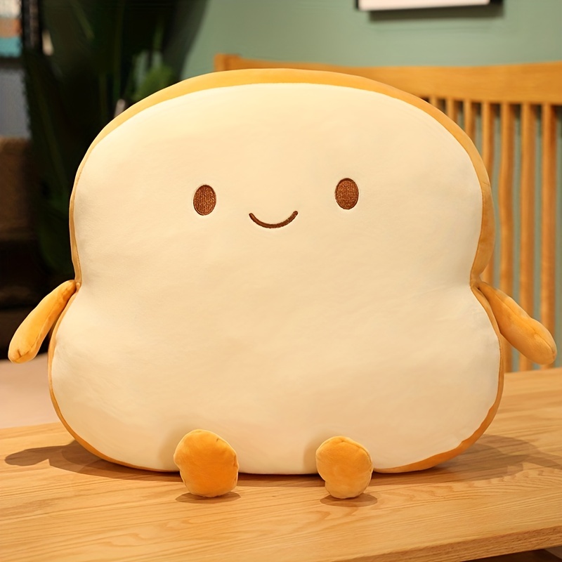 Plush Bread Pillow Simulation Food Toast Soft Doll Pillow Cushion