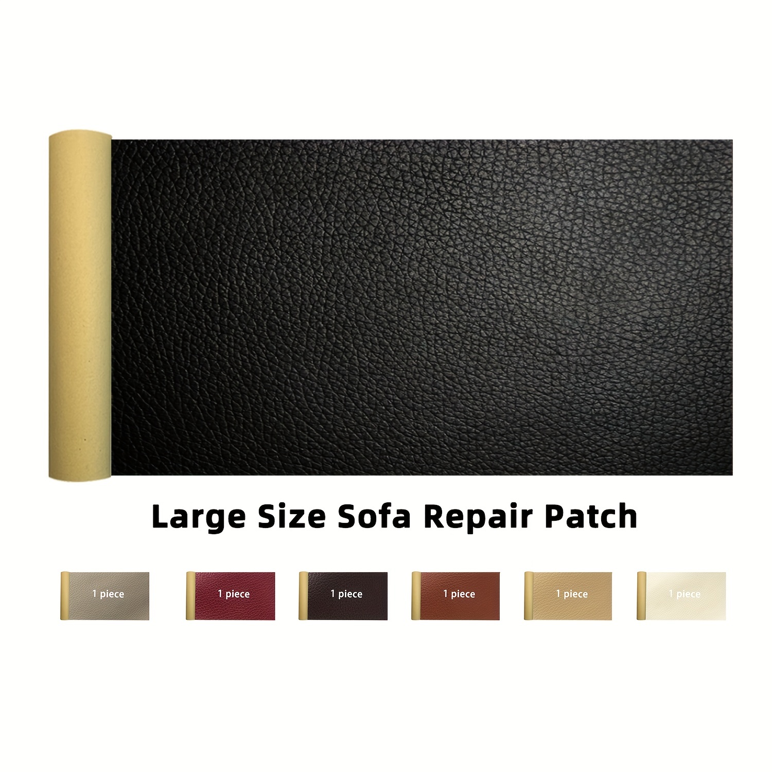 Artificial Leather Repair Self Adhesive Patch Artificial Leather Sticker PU  Paste Self Stick On Sofa Clothing Repair Multicolor Big Size Sticker Badge