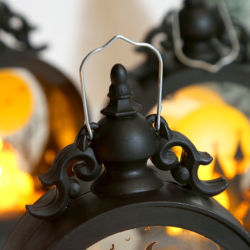 Mini Rustic Black LED Lantern – Woodstock Chimes