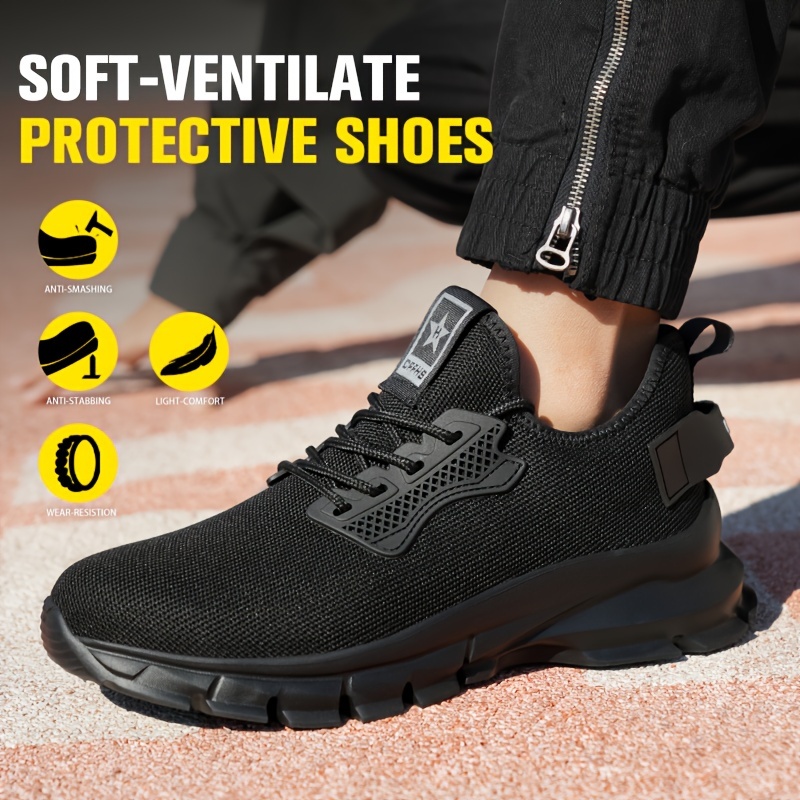 Women's Safety Shoes Steel Toe Stab resistant Sneakers - Temu