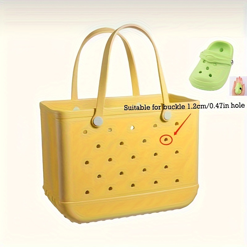 Rubber tote clearance bag like crocs