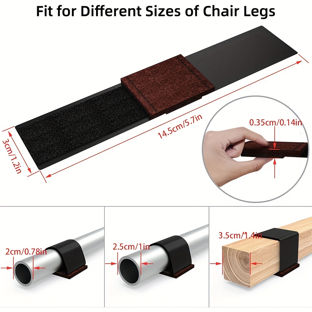 Chair leg best sale protectors screwfix