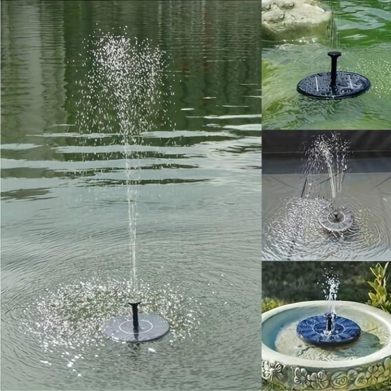 1pc Fontaine de bassin solaire améliorée pompe de fontaine - Temu France