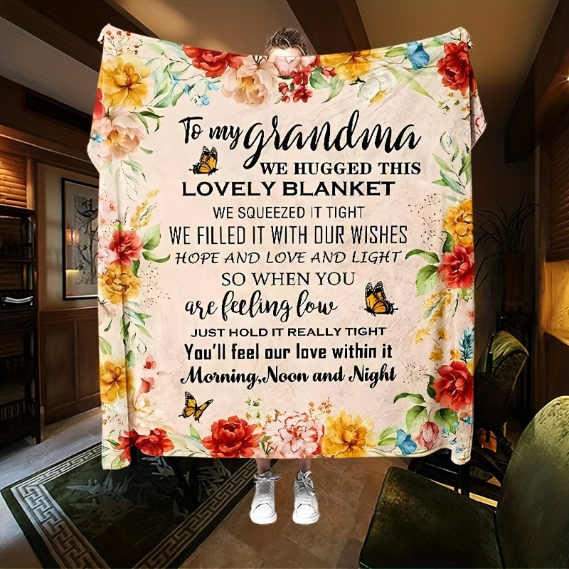 Picture blanket best sale for grandma