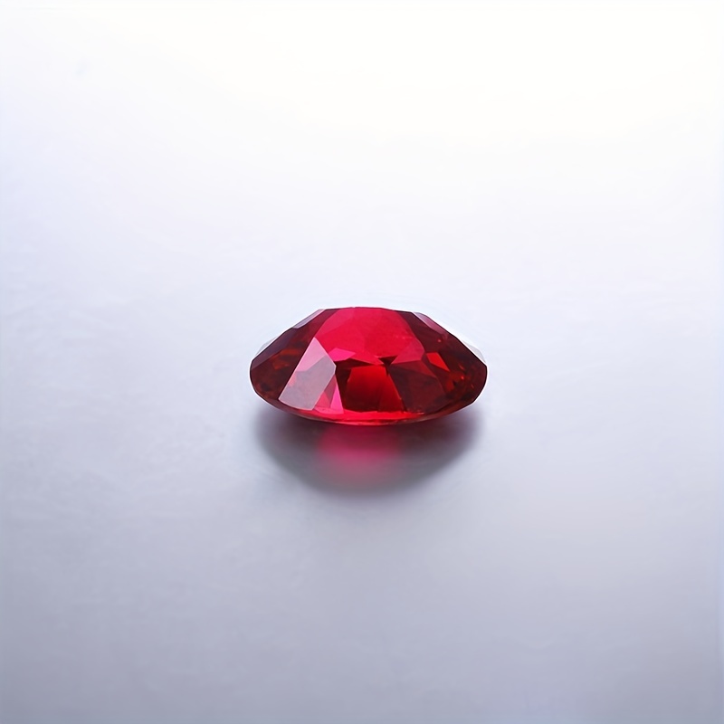 hand made top quality red lab oval shape loose gemstones