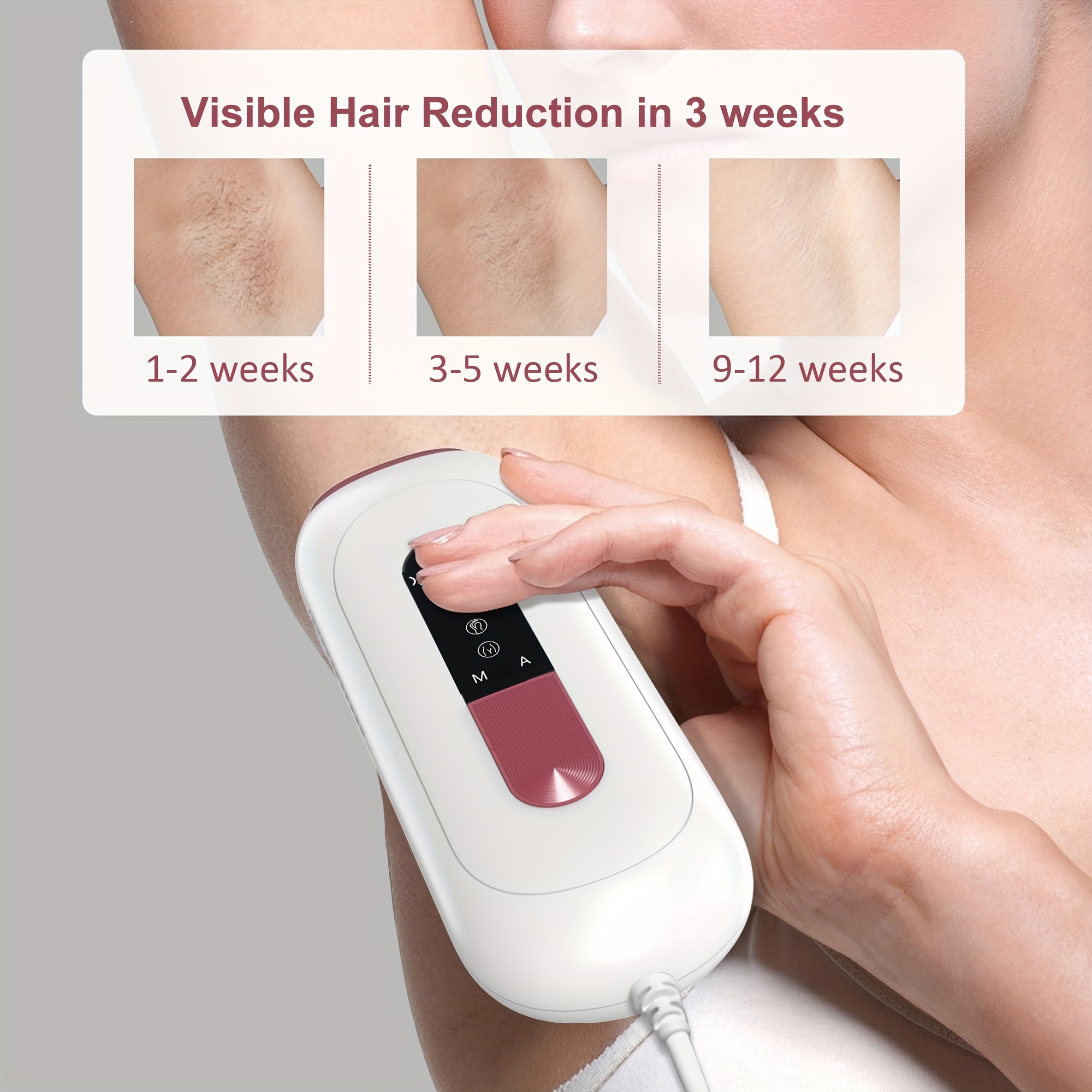 IPL Photon Hair Removal Instrument, Household Portable Unlimited Lighting  For Men And Women, Painless Hair Removal