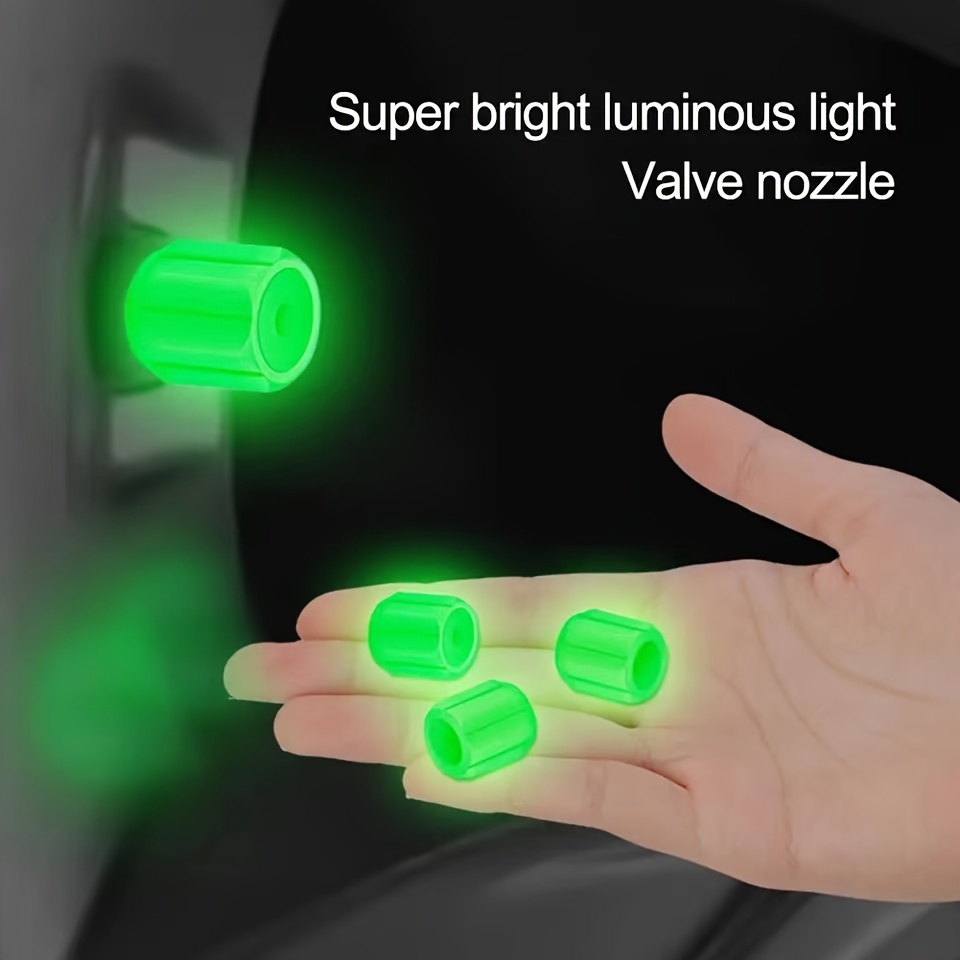Personality Mix And Match Mini Fluorescent Tire Valve Covers
