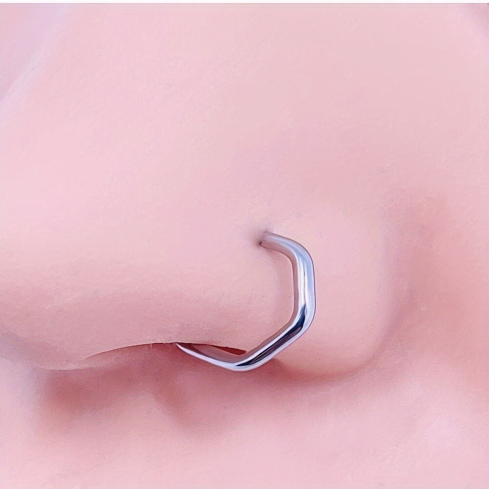 Hexagon hot sale septum ring