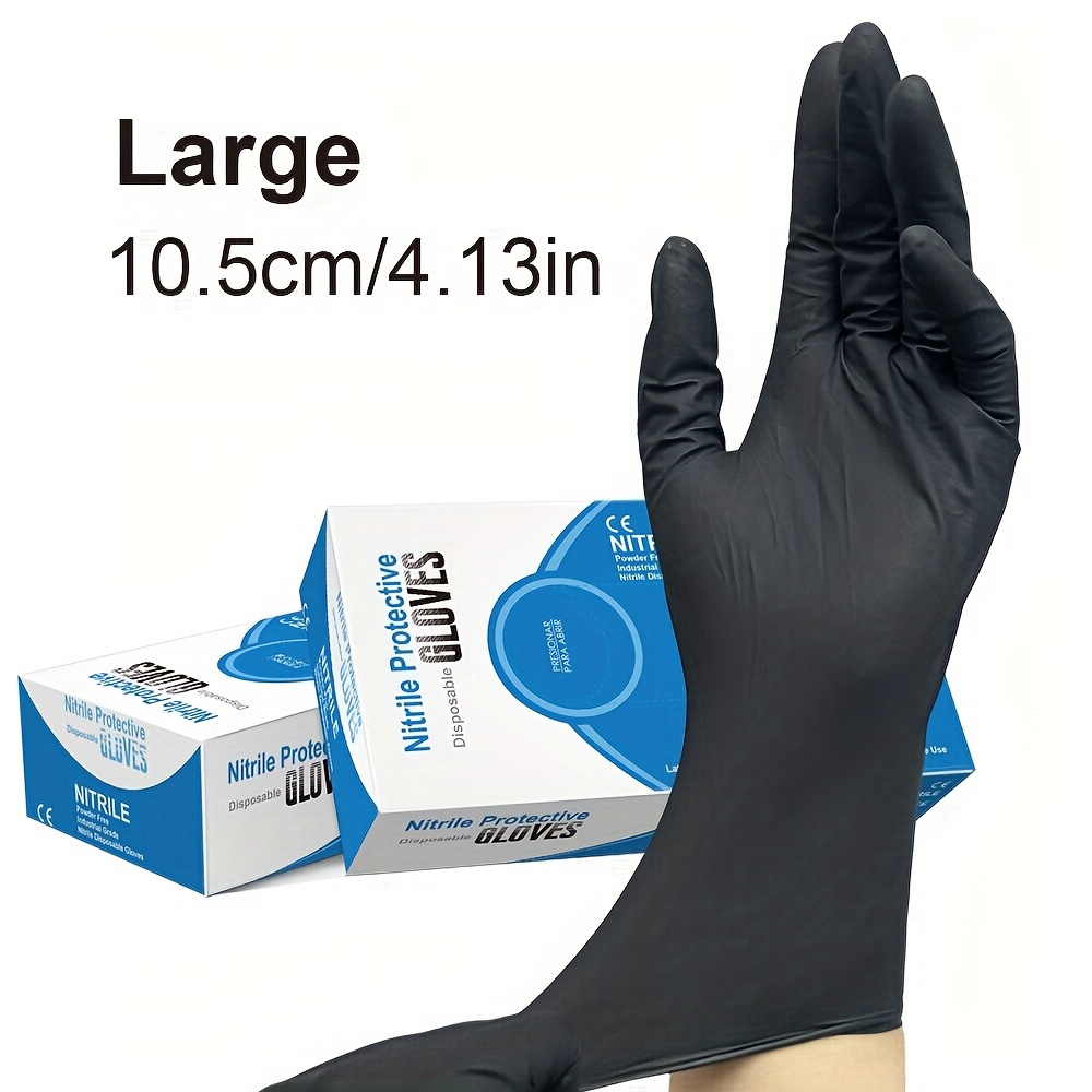 Gants jetables en latex poudrés 4-Mil - X-Large (100/boîte)