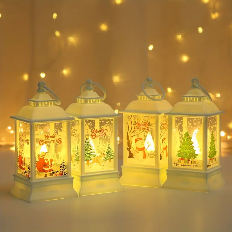 Vintage Led Christmas Candle Lantern,mini Lantern Decorative