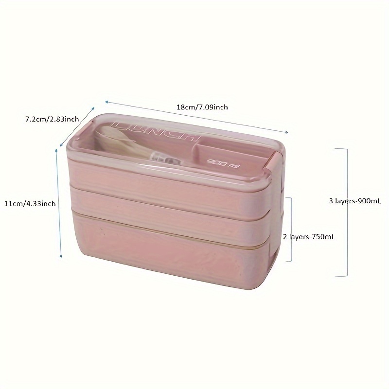 Large Lunch Bento Box Container (3 colors)