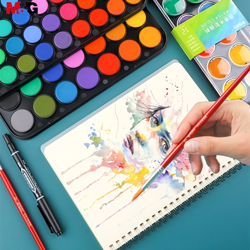 Watercolor Painting for Kids: Watercolor Paint Set of 12 Colors