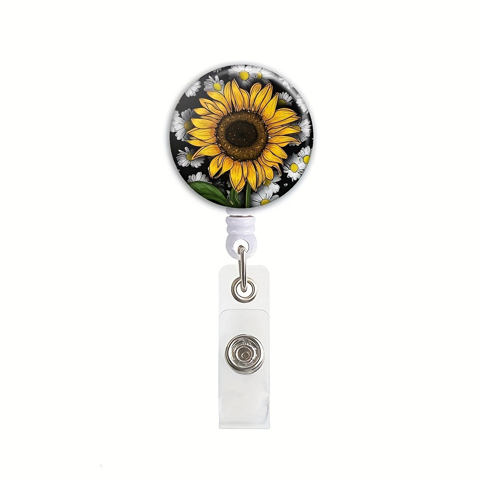Badge Clip Sunflower - Temu
