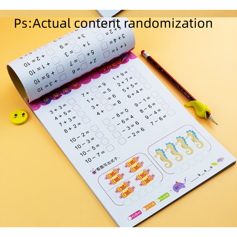 Handwriting 80 Pages/ Book Children's Addition Subtraction - Temu
