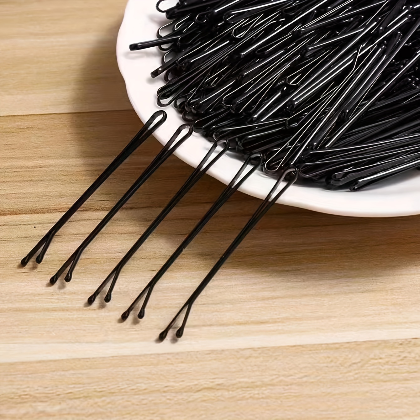 200pcs Bobby Pins 5.5cm Black Hair Pins Hairpins For Women Lady