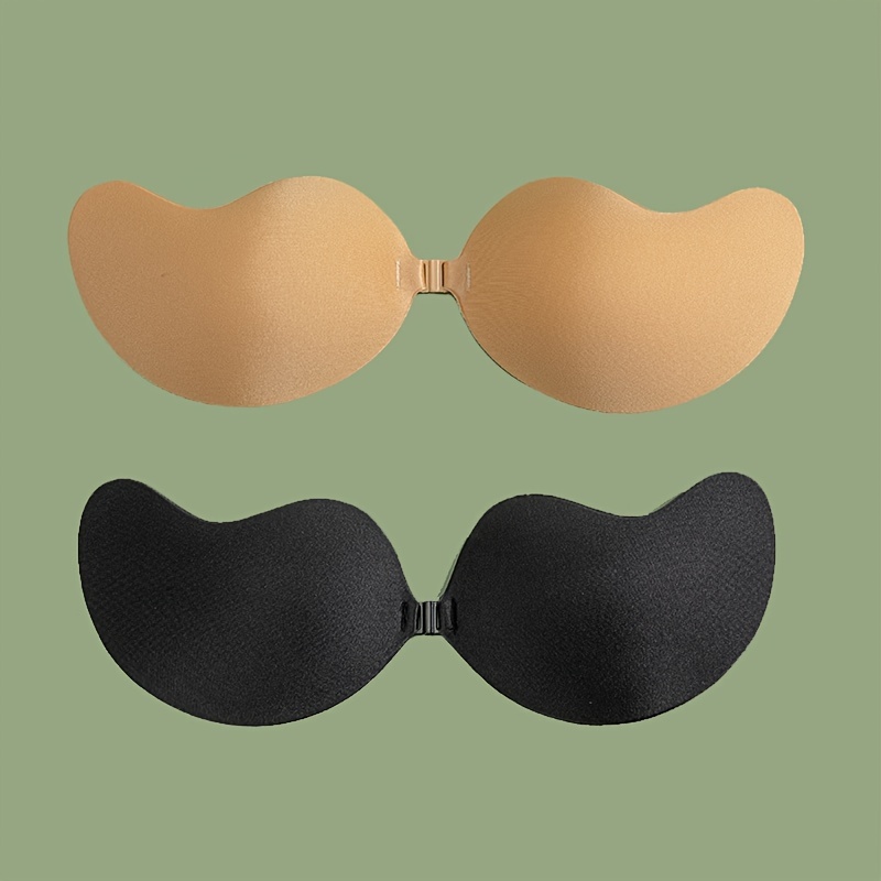 2 Pairs Backless Bra, Sticky Bra, Reusable Adhesive Bra, Strapless Bras for  Women, Push Up Backless Strapless Bra for Backless Dress Backless Top,  Adhesive Invisible Lift Up Bras with Nipple Covers 
